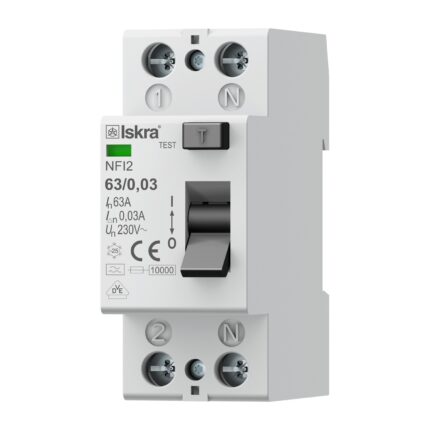 Interruptor Diferencial NFI2 63/0.03 2 polos 63A 30mA tipo A