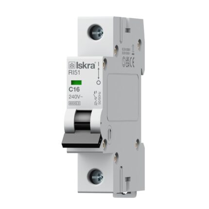 Interruptor Magnetotérmico RI51 C16 1 polo Curva C 16A 240V