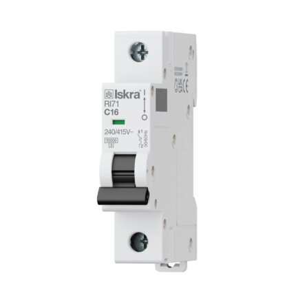 Interruptor Magnetotérmico RI71 C16 1 polo Curva C 16A 240V